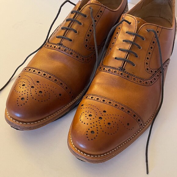 Tan Cap Toe Shoes - Picture 8 of 8